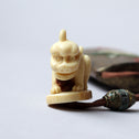 彫漆白蝶貝象嵌印籠【INRO (Medicine case) with Flower and Butterfly design 】[k0606]
