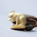 彫漆白蝶貝象嵌印籠【INRO (Medicine case) with Flower and Butterfly design 】[k0606]