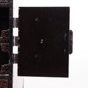 黒塗米沢閂付小箪笥　スタンド付き【YONEZAWA small chest with metal stand】 [j1103]