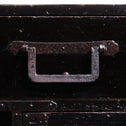 時代箪笥／黒塗米沢閂付小箪笥　スタンド付き【YONEZAWA small chest with metal stand】 [j1103]　Japanese Antique Furniture