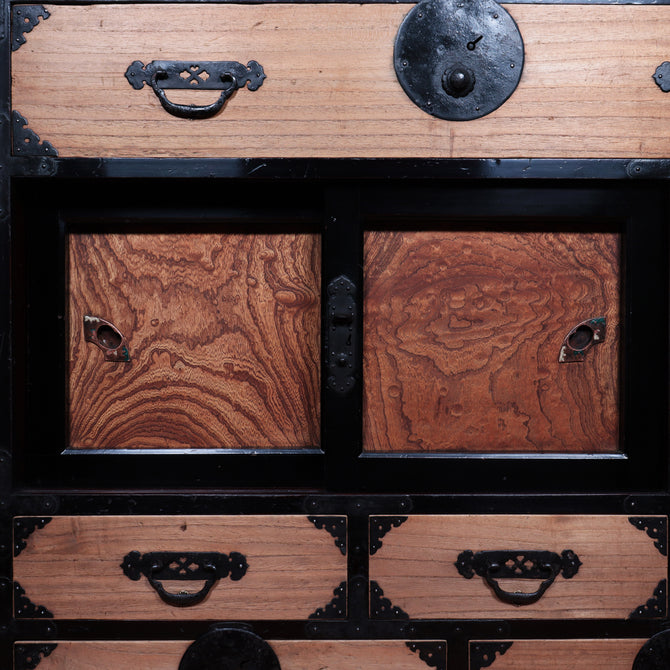 桐帳場箪笥【Merchant chest】 [j1104]