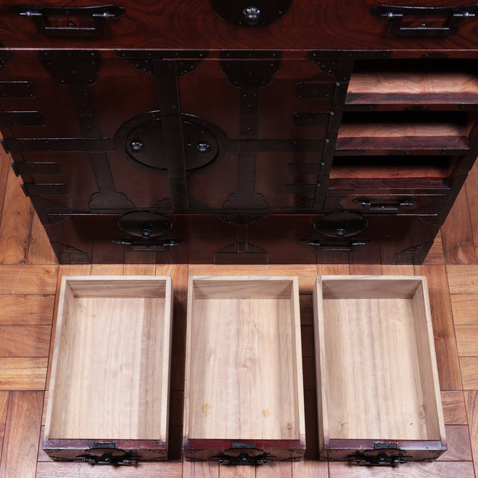 越後帳場箪笥【ECHIGO merchant chest】 [j1105]