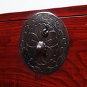 米沢桜紋衣裳箪笥　スタンド付き【Yonezawa clothing chest with metal stand 】 [j1106]