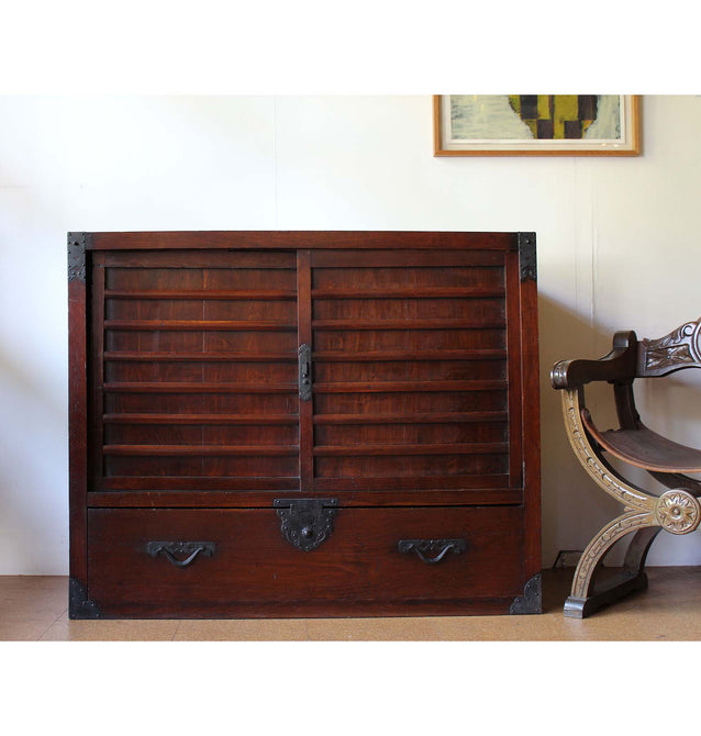 時代箪笥／長井帳場箪笥 【 Nagai cho-ba Tansu 】 [j0828]　Japanese Antique Furniture