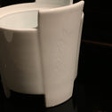 井上萬ニ/白磁香炉【 White porcelain insence burner made by Inoue Manji 】 [k0414]