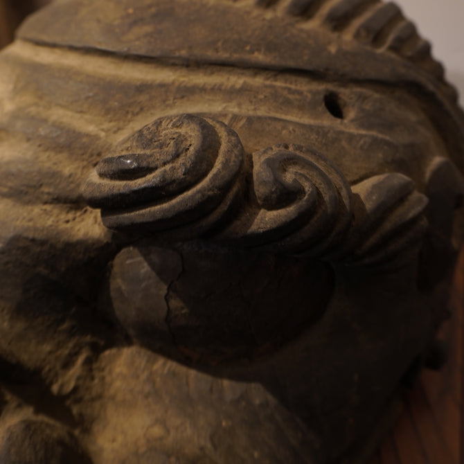 獅子頭【 Shishigashira, wooden lion head】 [s1400]
