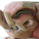 〈一対〉木鼻 獏像【tapir Kibana, temple and shrine exterior】 [s1464 ]