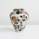 赤絵沈香壺【Overglazed Imari incense vase】 [k0483]