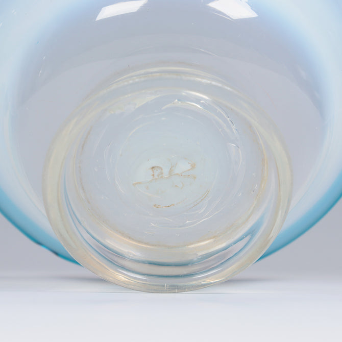 青花縁碗型氷コップ  [g022]