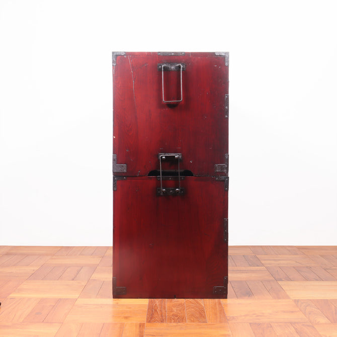 時代箪笥／米沢桜紋衣裳箪笥【YONEZAWA clothing chest】 [j1031]　Japanese Antique Furniture