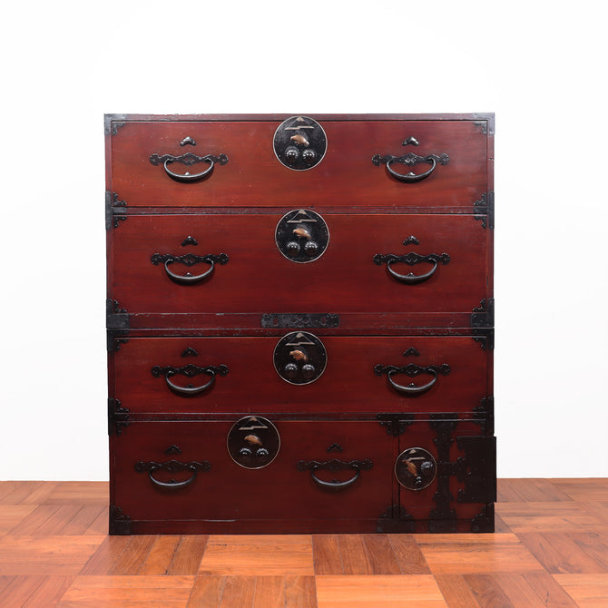 二本松丸金具衣裳箪笥【Nihonmatsu clothing chest】[j1036]