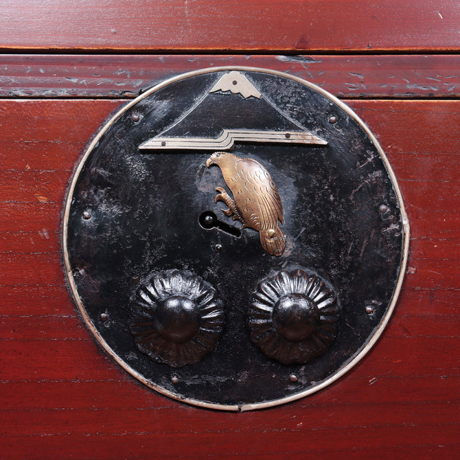 二本松丸金具衣裳箪笥【Nihonmatsu clothing chest】[j1036]