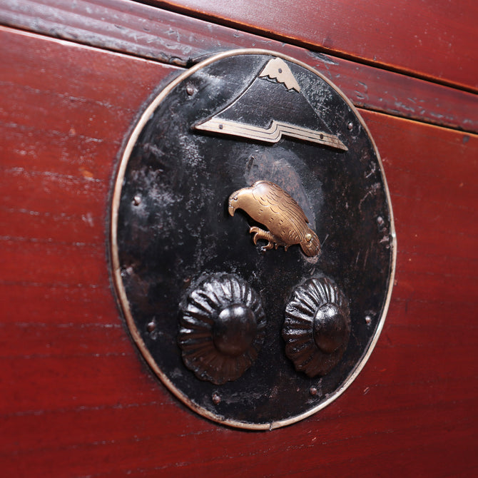 二本松丸金具衣裳箪笥【Nihonmatsu clothing chest】[j1036]