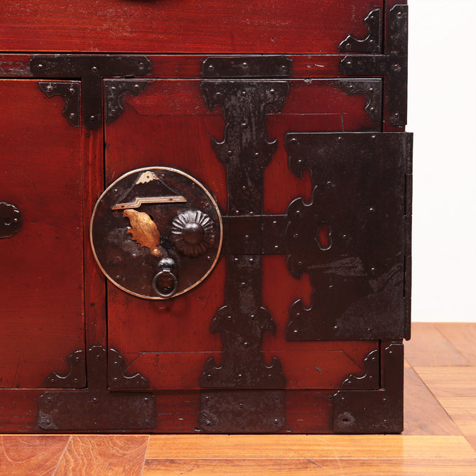 二本松丸金具衣裳箪笥【Nihonmatsu clothing chest】[j1036]