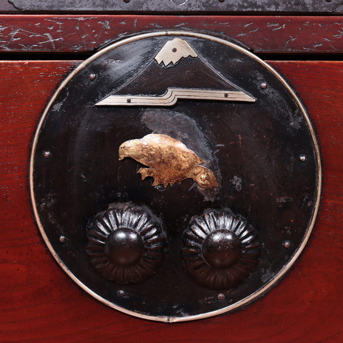 二本松丸金具衣裳箪笥【Nihonmatsu clothing chest】[j1036]