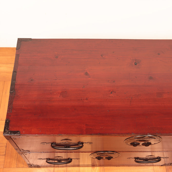 二本松丸金具衣裳箪笥【Nihonmatsu clothing chest】[j1036]