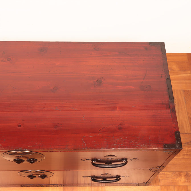 二本松丸金具衣裳箪笥【Nihonmatsu clothing chest】[j1036]