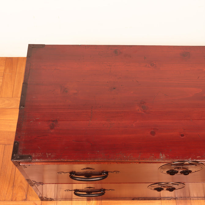 二本松丸金具衣裳箪笥【Nihonmatsu clothing chest】[j1036]