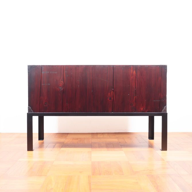 最上丸金具衣裳箪笥　スタンド付き【Mogami clothing chest with metal stand】[j1037]