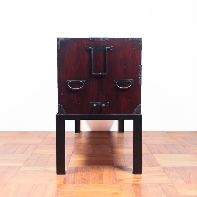 最上丸金具衣裳箪笥　スタンド付き【Mogami clothing chest with metal stand】[j1037]