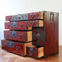 仙台菊菱紋衣裳箪笥【 SENDAI clothing chest 】 [j0974]