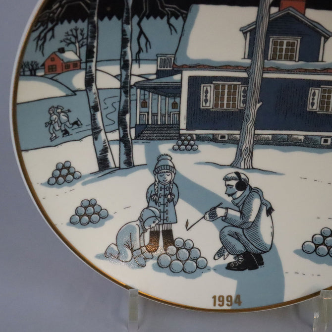 アラビア クリスマスプレート 1994年【ARABIA Christmas plate 1994】 [AX94]