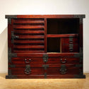 時代箪笥／米沢帳場箪笥 【 YONEZAWA MERCHANT CHEST 】 [j0913]　Japanese Antique Furniture