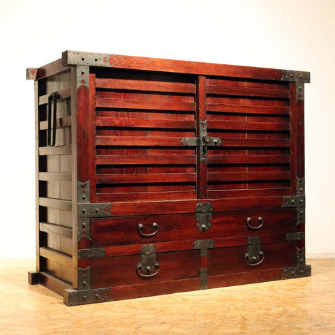 米沢帳場箪笥 【 YONEZAWA MERCHANT CHEST 】 [j0913]