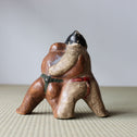 s1418 土人形（相撲）【　Cray doll of SUMO 】
