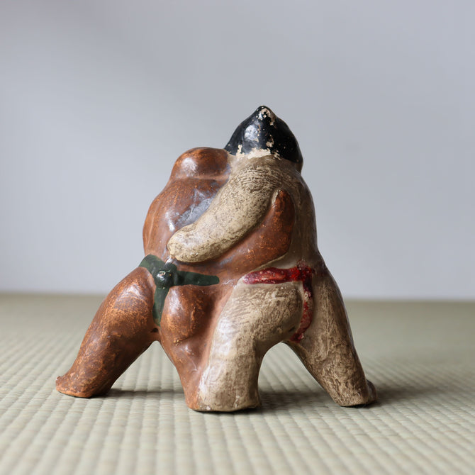 s1418 土人形（相撲）【　Cray doll of SUMO 】