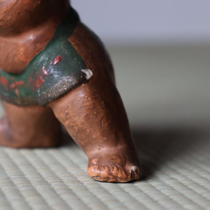 s1418 土人形（相撲）【　Cray doll of SUMO 】