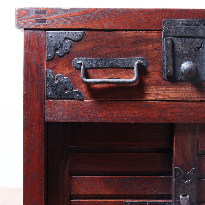 越後小帳場箪笥 【small merchant chest】[j1061]