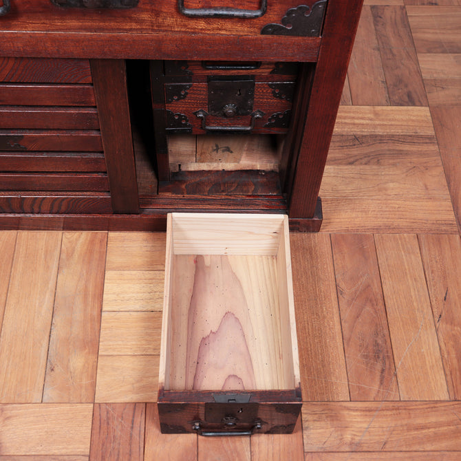 越後小帳場箪笥 【small merchant chest】[j1061]