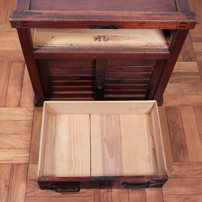 越後小帳場箪笥 【small merchant chest】[j1061]
