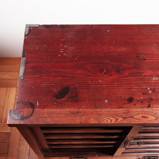 長井帳場箪笥 【NAGAI merchant chest】[j1062]