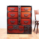 庄内閂付衣裳箪笥【Shonai clothing chest】[j1067]