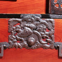 時代箪笥／庄内閂付衣裳箪笥【Shonai clothing chest】[j1067]Japanese Antique Furniture