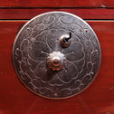 時代箪笥／米沢桜紋衣裳箪笥　スタンド付き【Yonezawa clothing chest with metal stand 】 [j1068]　Japanese Antique Furniture