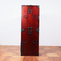 時代箪笥／庄内兜金具衣裳箪笥【Shonai clothing chest】[j1069]Japanese Antique Furniture