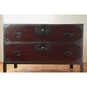 時代箪笥／佐渡鶴紋衣裳箪笥(上段) スタンド付き  [j0990]Japanese Antique Furniture