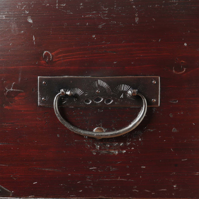 時代箪笥／佐渡鶴紋衣裳箪笥(上段) スタンド付き  [j0990]Japanese Antique Furniture