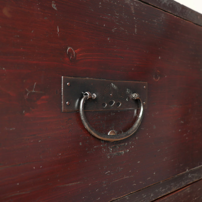 時代箪笥／佐渡鶴紋衣裳箪笥(上段) スタンド付き  [j0990]Japanese Antique Furniture