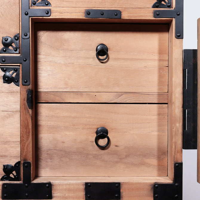 桐米沢桜紋衣裳箪笥【KIRI YONEZAWA clothing chest 】 [j1071]