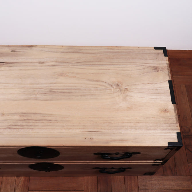 桐米沢桜紋衣裳箪笥【KIRI YONEZAWA clothing chest 】 [j1071]