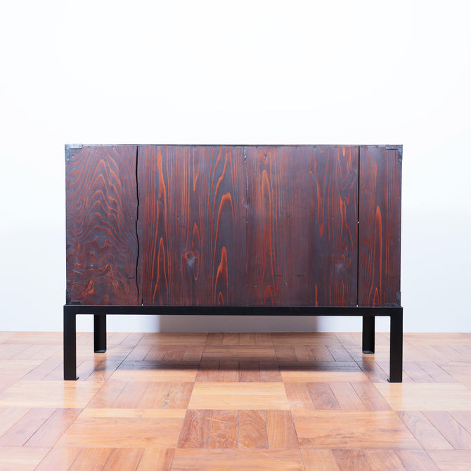 米沢衣裳箪笥　スタンド付き【Yonezawa clothing chest with metal stand 】 [j1072]