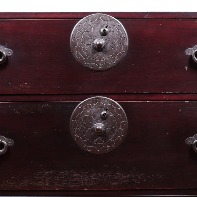 米沢衣裳箪笥　スタンド付き【Yonezawa clothing chest with metal stand 】 [j1072]