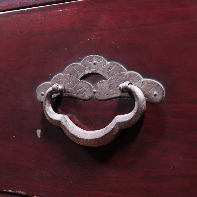 米沢衣裳箪笥　スタンド付き【Yonezawa clothing chest with metal stand 】 [j1072]