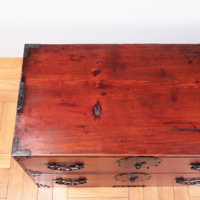 米沢菊紋衣裳箪笥【YONEZAWA clothing chest】 [j1077]
