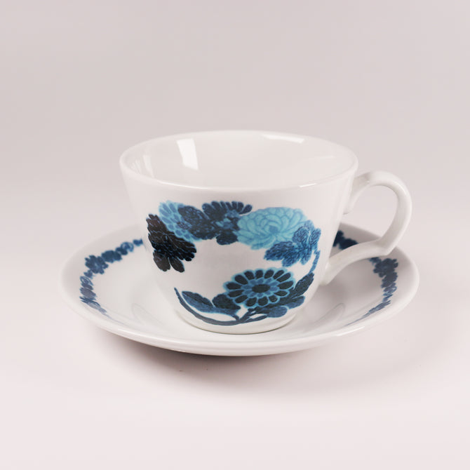 Spode製 カップ＆ソーサー1客　林原美術館オリジナルデザイン 【 Spode cup&saucer】  [sp0001]