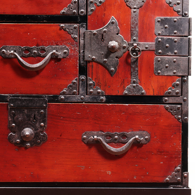 米沢小箪笥　スタンド付き【YONEZAWA small chest with metal stand】 [j1079]
